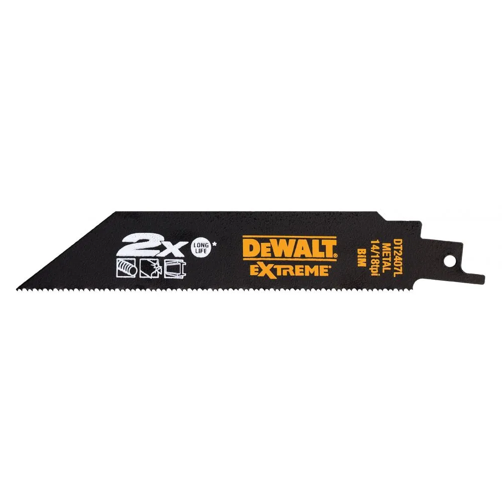 Полотна сабельные Dewalt BiM 5шт по металлу DT2407L
