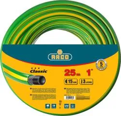 Шланг поливочный CLASSIC Raco Ø 1' x 25 м, 15 атм., 3-x слойный, армированный, 40306-1-25_z01
