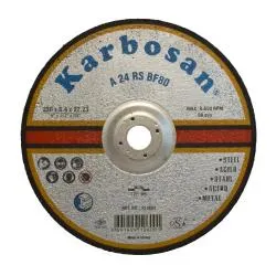 Диск абразивный Karbosan зачисной по металлу 230 х 6,4 х 22.2мм