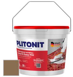 Эпоксидная затирка PLITONIT Colorit EasyFill трёхкомпонентная (1-10мм) коричневый 2кг Н010324