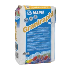 Клей для плитки MAPEI GRANIRAPID двухкомпонентный А мешок быстротвердеющий 25кг Серый