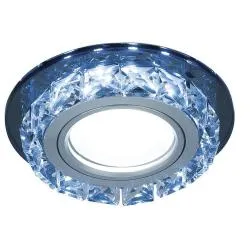 Светильник Gauss Backlight BL042 Кругл. Черный/Кристалл/Хром, Gu5.3, LED 4100K 1/40