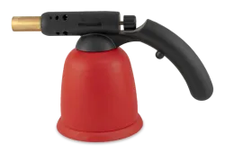 Газовая паяльная лампа с пьезоподжигом, красная / PIEZO