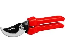 Секатор плоскостной GRINDA 200 мм, рез до 15 мм., с пластиковыми рукоятками,   40211_z02