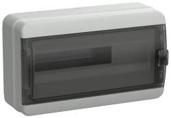 Бокс навесной IEK TEKFOR КМПн-18 IP65 18 модулей черная прозрачная дверца TF5-KP72-N-18-65-K03-K02