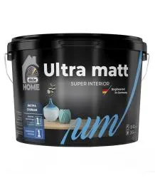 Краска для стен и потолков интерьерная Dufa Premium Home Ultra matt глубокоматовая база 1 (9 л)