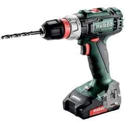 Аккумуляторная дрель-шуруповерт METABO 18В 2АКБ BS 18 L QUICK (602320500)