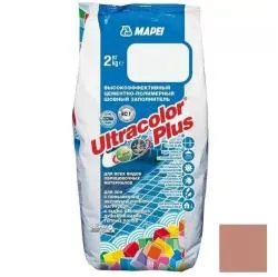 Затирка цементная Mapei Ultracolor Plus № 140 Красный корал 2кг 6014002A