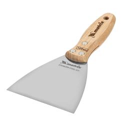 Шпательная лопатка Matrix из нержавеющей стали, 100 мм, буковая рукоятка, EFP 85617