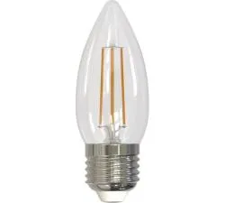 Лампа светодиодная Uniel Форма свеча Серия Sky LED-C35-9W/4000K/E27/CL PLS02WH UL-00005163