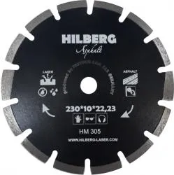 Диск алмазный HILBERG ASPHALT LASER 230мм HM305
