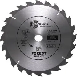Диск пильный Trio-Diamond FOREST LONG LIFE 300х30/32х2,8мм 24T FLL823