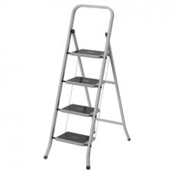 Стремянка стальная Сибртех 4 ступени с полимерным покрытием 97869