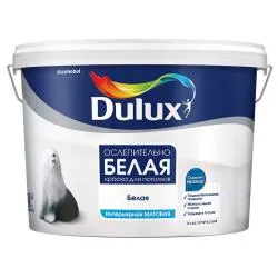 Краска Dulux 3D White Ослепительно белая для стен и потолков, матовая 10л
