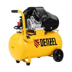 Компрессор воздушный Denzel DCV1800/50 1,8 кВт 50 литров 320 л/мин прямой привод 58168
