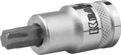Торцовая бита-головка KRAFTOOL "INDUSTRIE QUALITAT", материал S2, TORX, сатинированная, 1/2", Т50