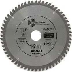 Диск пильный Trio-Diamond MULTI MATERIAL 210х30/32х2,6мм 60T MM904