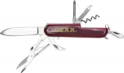 Нож DEXX складной многофункциональный пластиковая рукоятка 10 функций 47645