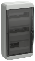 Бокс навесной IEK TEKFOR КМПн-36 IP65 36 модулей черная прозрачная дверца TF5-KP72-N-36-65-K03-K02