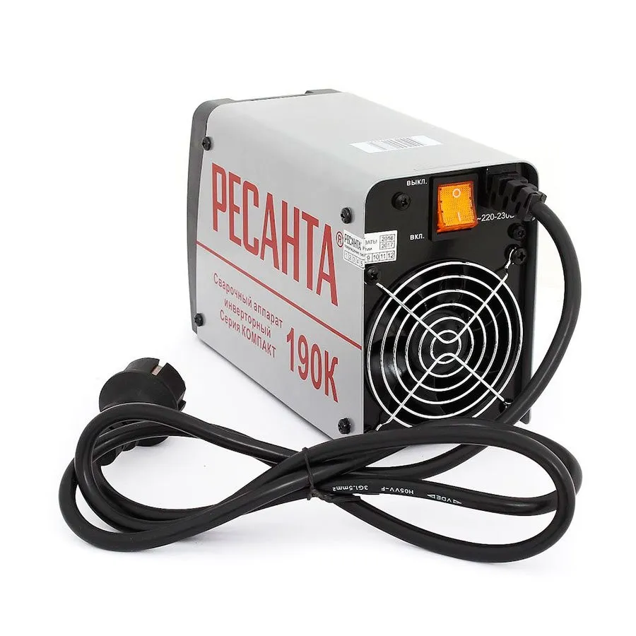 Инверторный сварочный аппарат РЕСАНТА САИ 190К (компакт) 65/36
