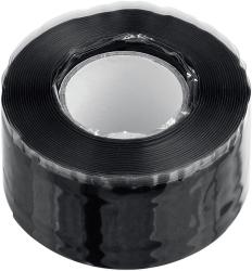 Самослипающаяся аварийно-ремонтная лента ЗУБР силикон черная 3 м х 25 мм 12381-2