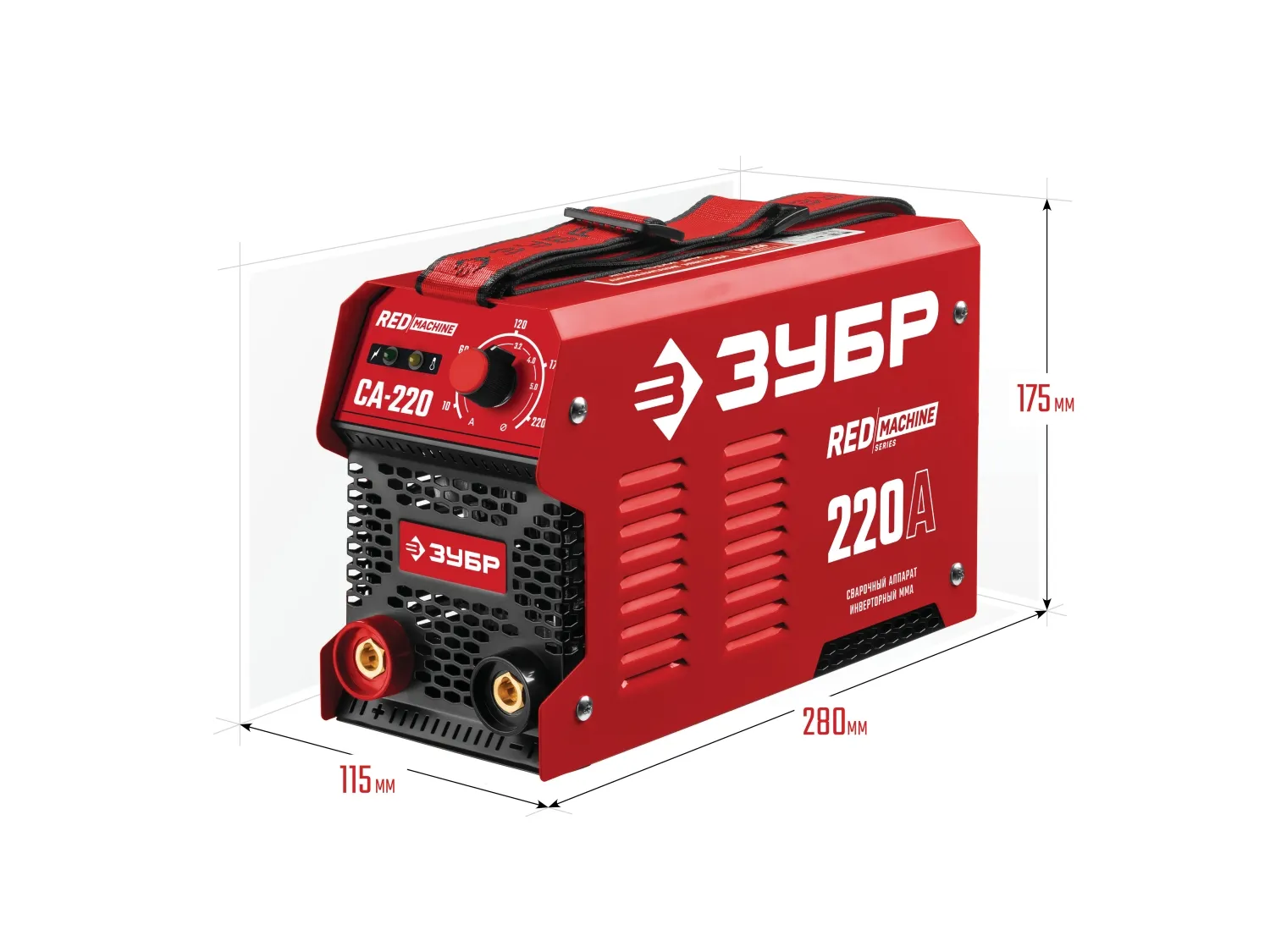 Сварочный аппарат ЗУБР инверторный 220 А СА-220