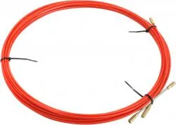 Протяжка кабельная REXANT стеклопруток d=3,5 мм 10м красный 47-1010