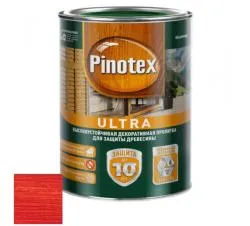 Пропитка PINOTEX декоративная полуглянцевая Ultra AWB рябина 1л