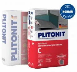 Клей для плитки PLITONIT С для сложных оснований водостойкий серый 25кг