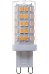 LED-JCD-9W/3000K/G9/CL GLZ09TR Лампа светодиодная, прозрачная. Теплый белый свет (3000К). ТМ Uniel