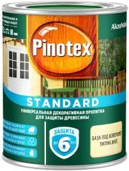 Пропитка декоративная для защиты древесины Pinotex Standard база CLR 0,9 л.