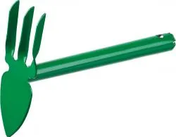 Мотыга-рыхлитель РОСТОК 60 мм, 3 зубца, металлическая ручка, лепесток, 421423
