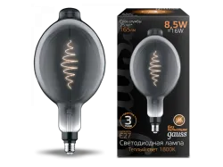 Лампа Gauss LED Filament BT180 GAUSS E27 8.5W Gray 165lm 1800K 1/2