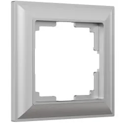 Рамка на 1 пост серебряный WERKEL WL14-Frame-01