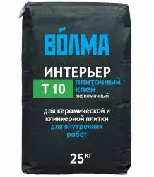 Клей для плитки ВОЛМА ИНТЕРЬЕР для внутренних работ 25кг