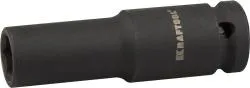 Торцовая головка KRAFTOOL "INDUSTRIE QUALITAT" ударная удлиненная (1/2") FLANK Cr-Mo 13 мм