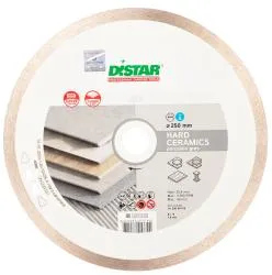 Диск алмазный DISTAR Hard ceramics сплошной 250х1,6х10х25,4мм 11120048019