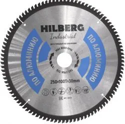 Диск пильный Hilberg INDUSTRIAL алюминий 250х30х2,8мм 100T HA250