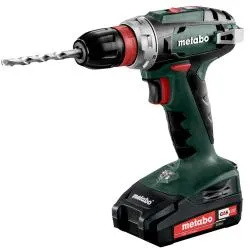 Аккумуляторная дрель-шуруповерт METABO 18В 2АКБ кейс BS 18 Quick
