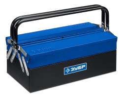 Металлически ящик для инструментов ЗУБР Профессионал ЯРУС-3/17 430 х 210 х 205 мм 17" 38355-17