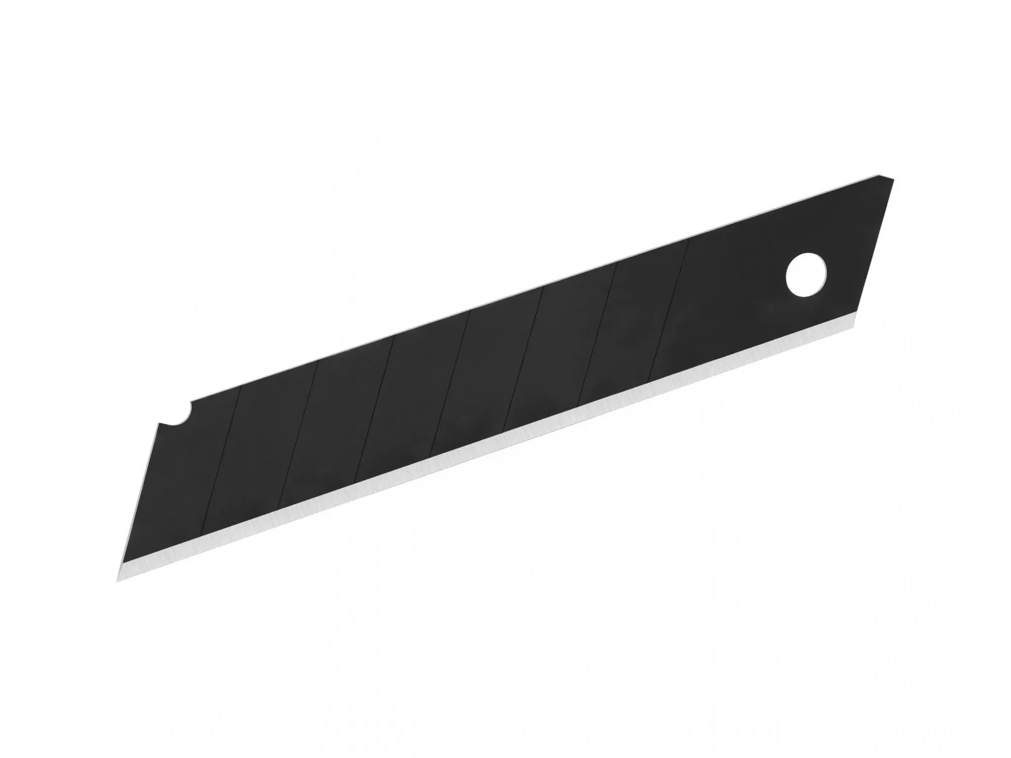 Лезвия сегментированные (18 мм; 10 шт) для ножей Vira 831502. Лезвия сегментированные 18мм (1506). Лезвия для ножей черные 18мм 10шт/уп, ruishidun rsd18.