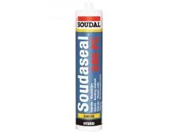 Клей-герметик МС-полимерный SOUDAL SOUDASEAL 240FC быстротвердеющий гибридный черный 290мл 104925