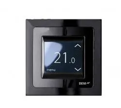 Терморегулятор DEVI DEVIreg Touch с комбинацией датчиков(сенсорный),черный