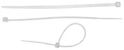 Кабельные стяжки ЗУБР Профессионал белые КС-Б2, 3.6 х 250 мм, 50 шт, нейлоновые, 4-309017-36-250