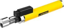 Газовая горелка-карандаш "MaxTerm", STAYER "MASTER" 55560, с пьезоподжигом, регулировка пламени, 110