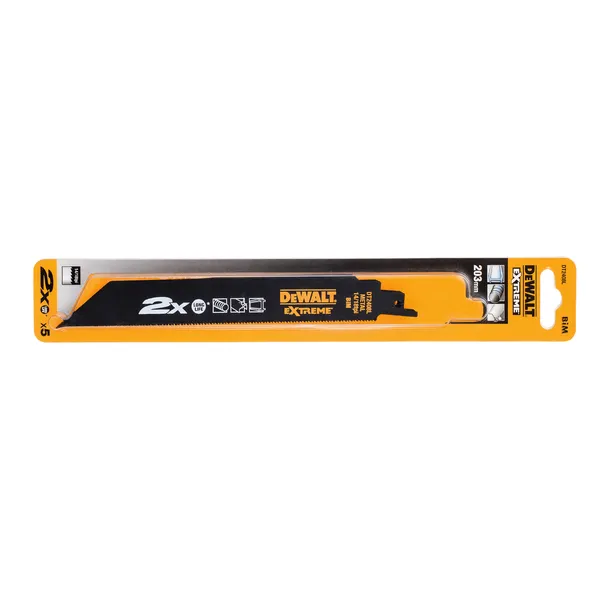 Полотна Dewalt по металлу BiM 228x1.4-1.8 мм, S1136BEF, 5 шт DT2408L