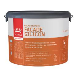 Краска акриловая TIKKIVALA/TIKKURILA FACADE SILICON для фасадов, глубокоматовая база A 9л 20581