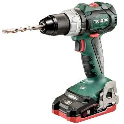 Аккумуляторная дрель-шуруповерт METABO 18В 2АКБ ударная SB 18 LT BL