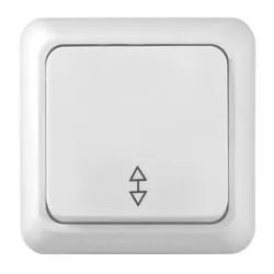 Переключатель 10А-250В IP20 ОУ Quadro белый Intro 2-103-01