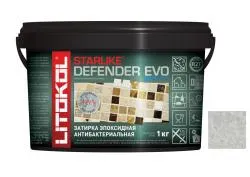 Затирка эпоксидная Litokol Starlike Defender EVO S.105 Титановый 1кг 485550002